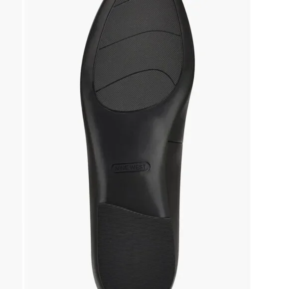 Nine West Women's Black Base Crystal Embellished Bit Slip-on Loafer Size 8M - Picture 6 of 7